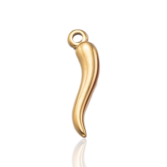 Gold cornucopia chilli charm