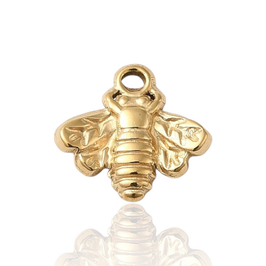 Gold bee charm