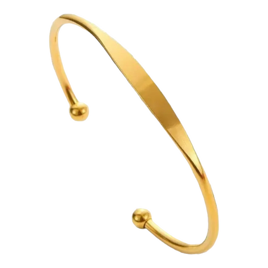 Gold Torque bangle